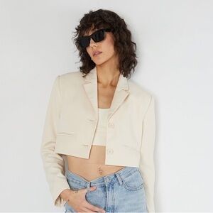 Oak + Fort Cropped Blazer